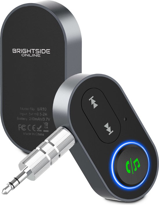 Brightside Bluetooth Aux adapter voor onderweg